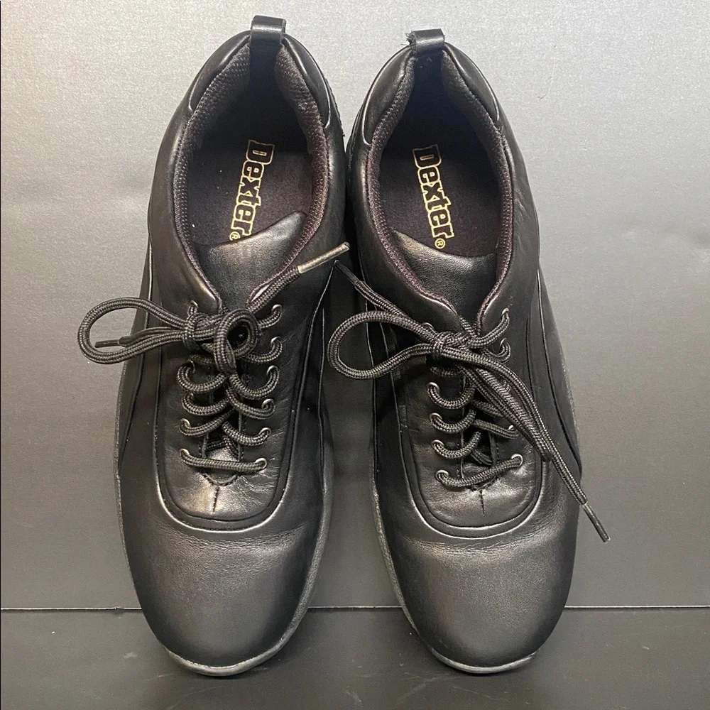 Dexter Leather Lace Up Black Shoes 9M S9500-1 NWOT
